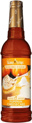 Picture of SKINNY SYRUPS SUGAR FREE - PUMPKIN CHEESECAKE 750ML